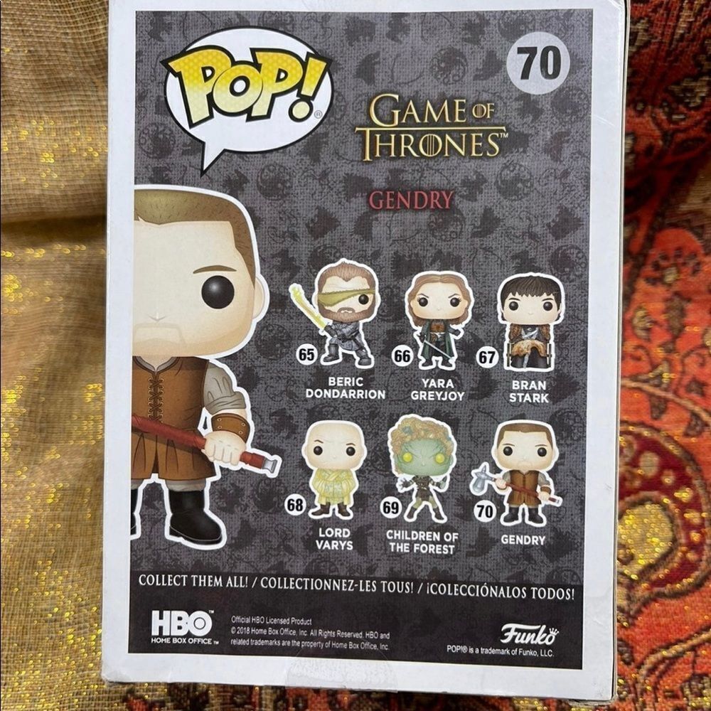 Funko pop Gendry #70 - Picture 4 of 7